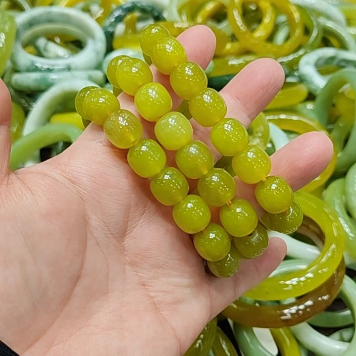 岫玉未镶嵌手链岫玉微瑕多样性发货拍一发一微瑕