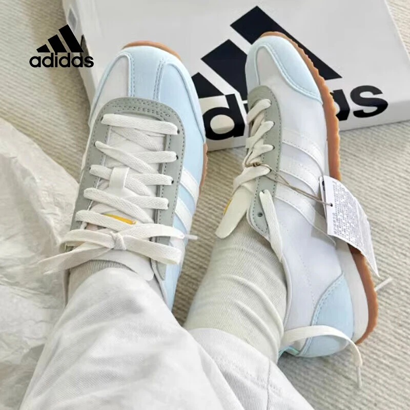阿迪达斯 （adidas）VS JOG2.0复古运动鞋轻便华夫鞋板鞋 JI2434