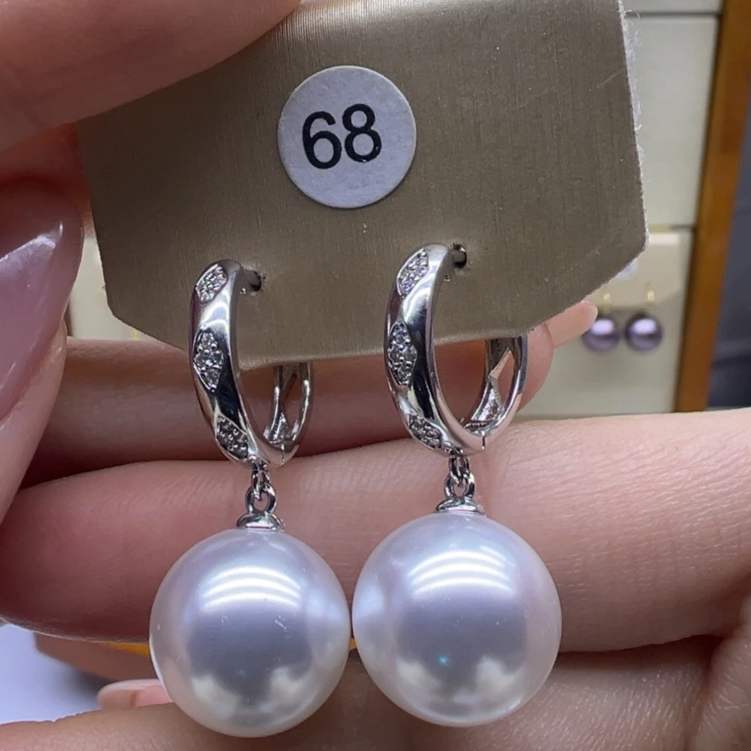 淡水珍珠耳饰未镶嵌