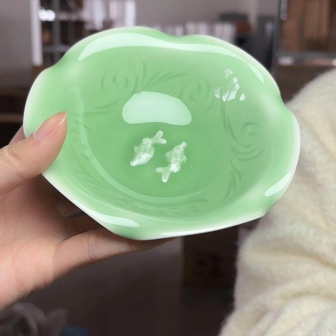 龙泉云间青瓷小米茶器