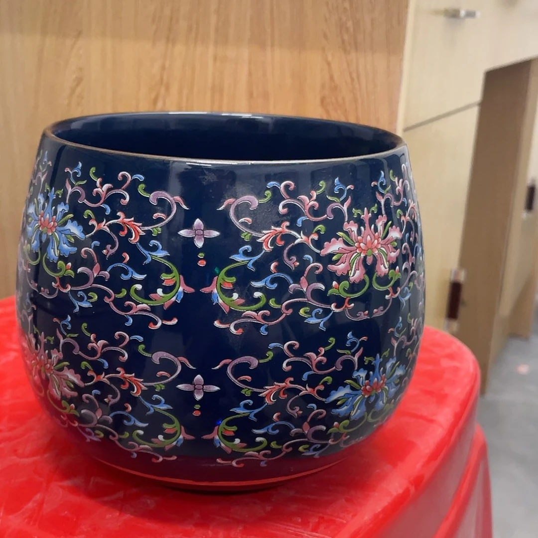 瓷片精品茶具茶缸