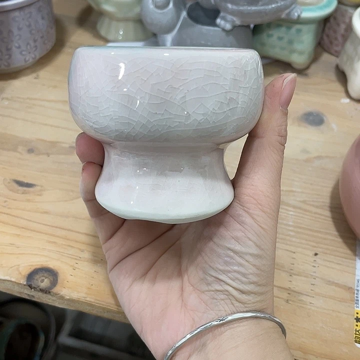 红陶陶瓷花盆满12米包邮
