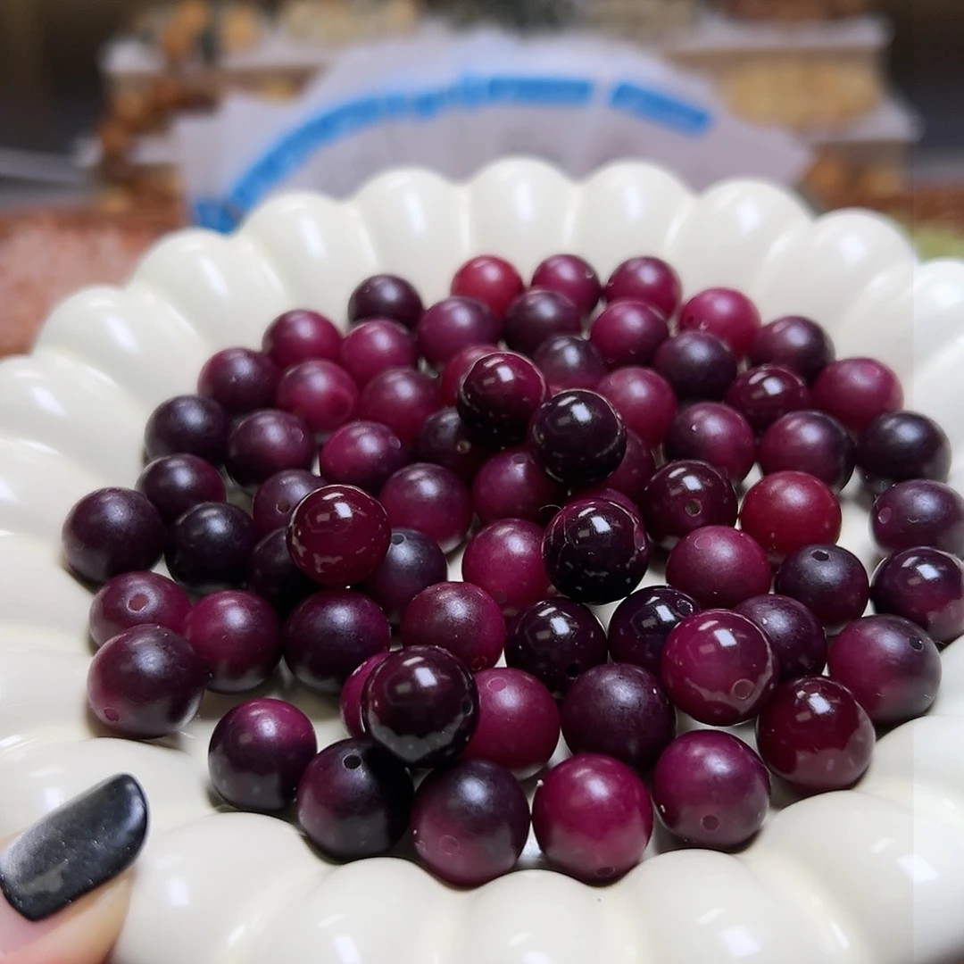 菩提根/象牙果吊坠卡12紫葡萄100颗