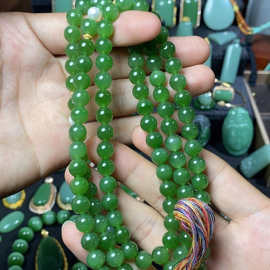 吊坠(不含链)未镶嵌和田玉（碧玉）