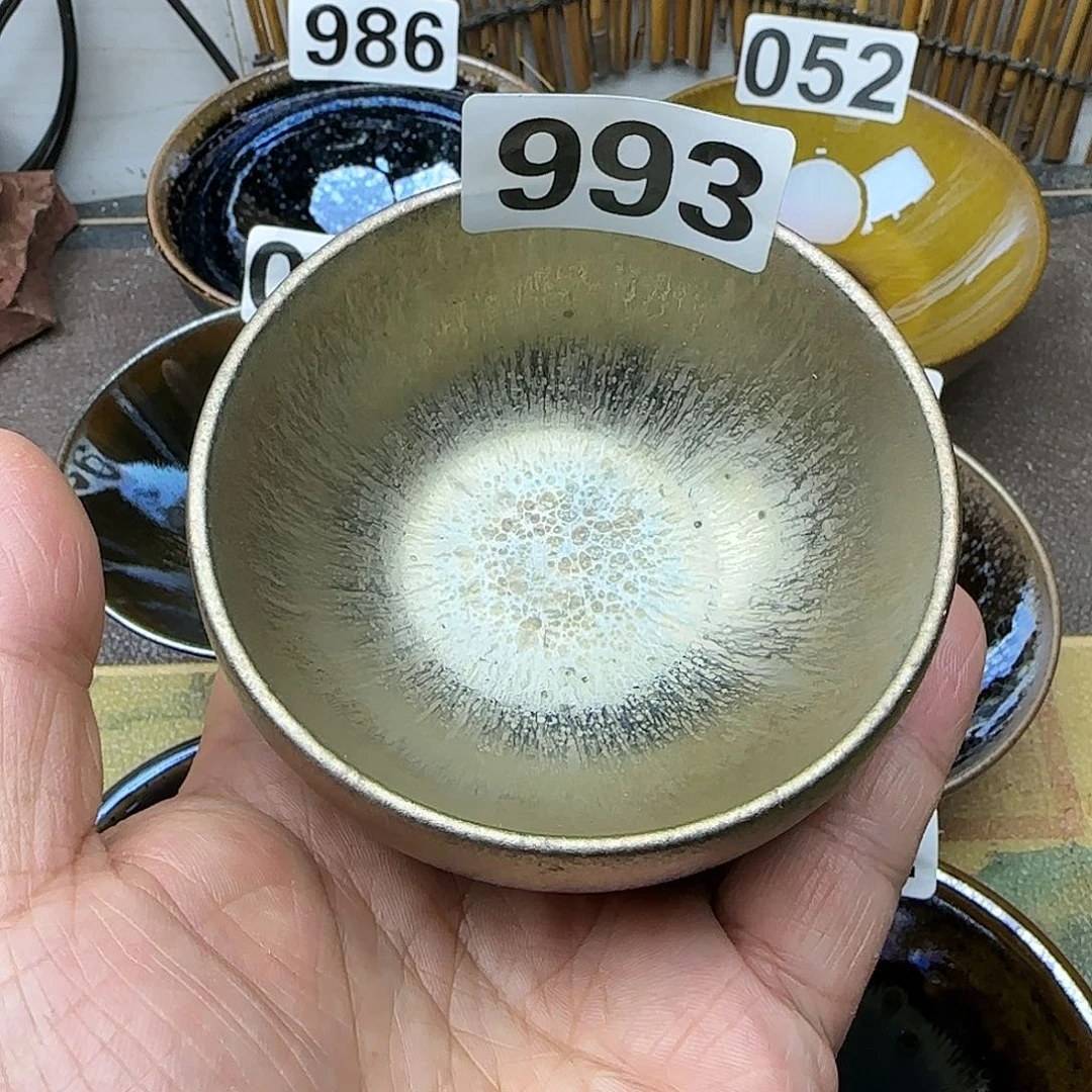 茶盏建盏杯主人杯龙窑柴烧