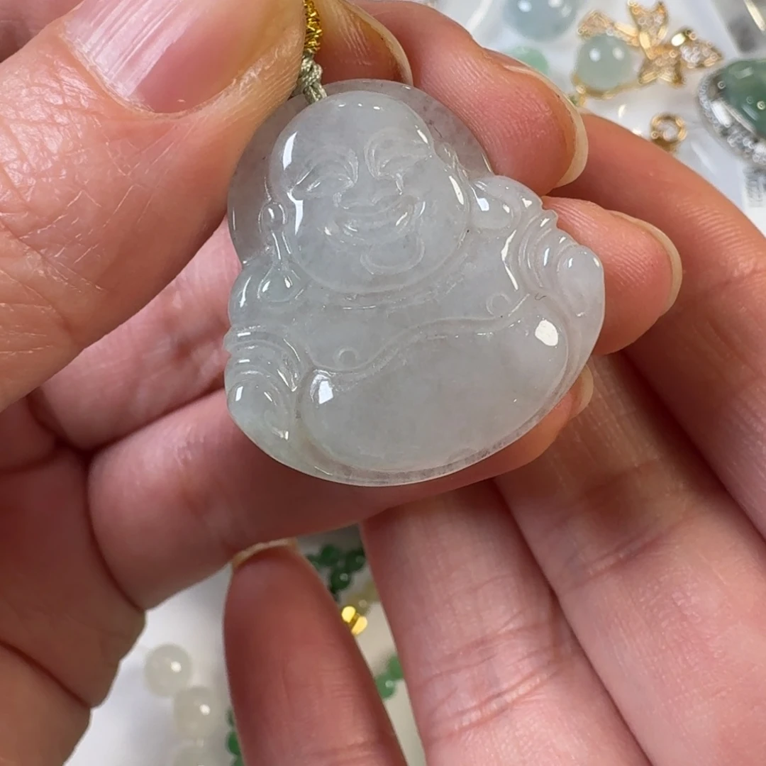 颈饰未镶嵌翡翠佛公