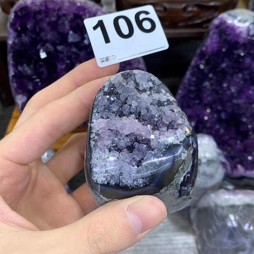 紫晶珠宝半成品未镶嵌106