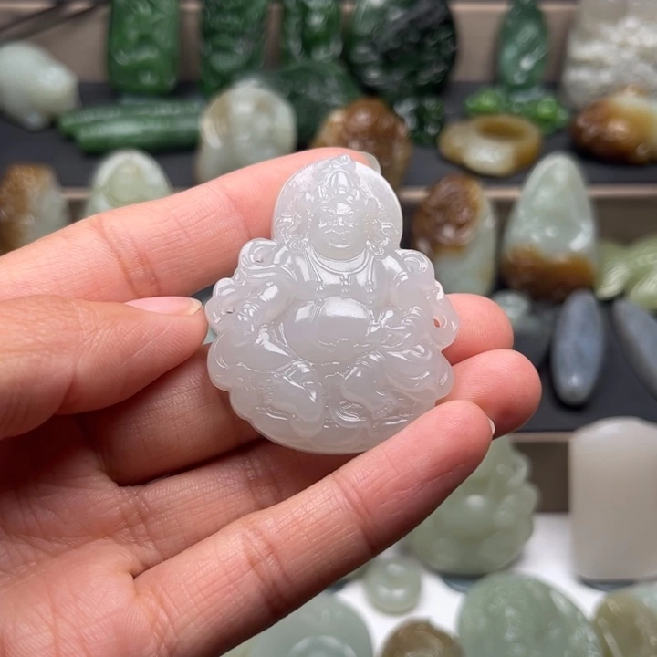 和田玉挂件未镶嵌未*数