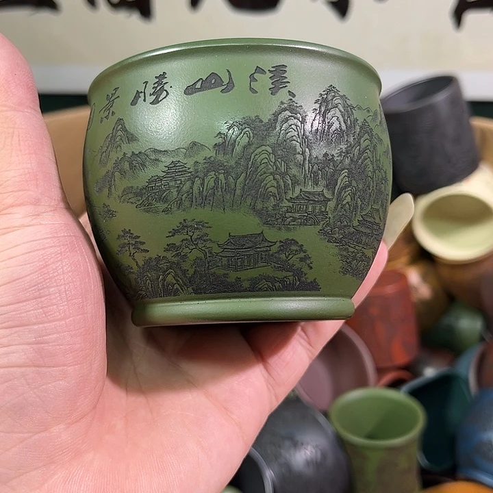 茶杯紫砂全手工紫砂主人杯