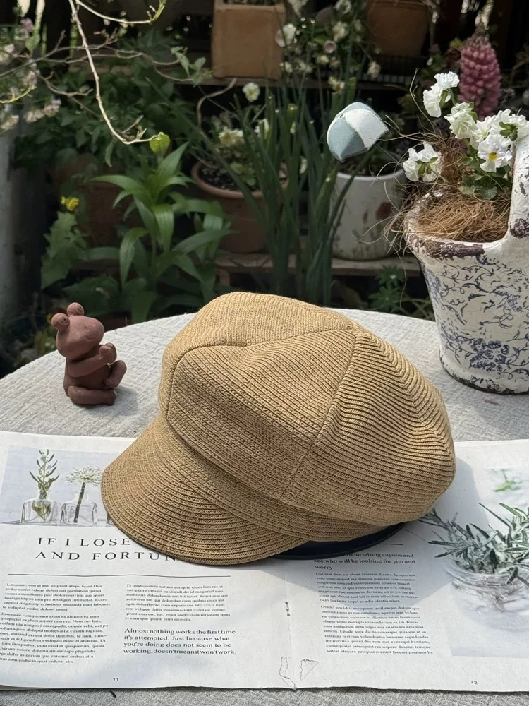 A398 夏季草编马术帽