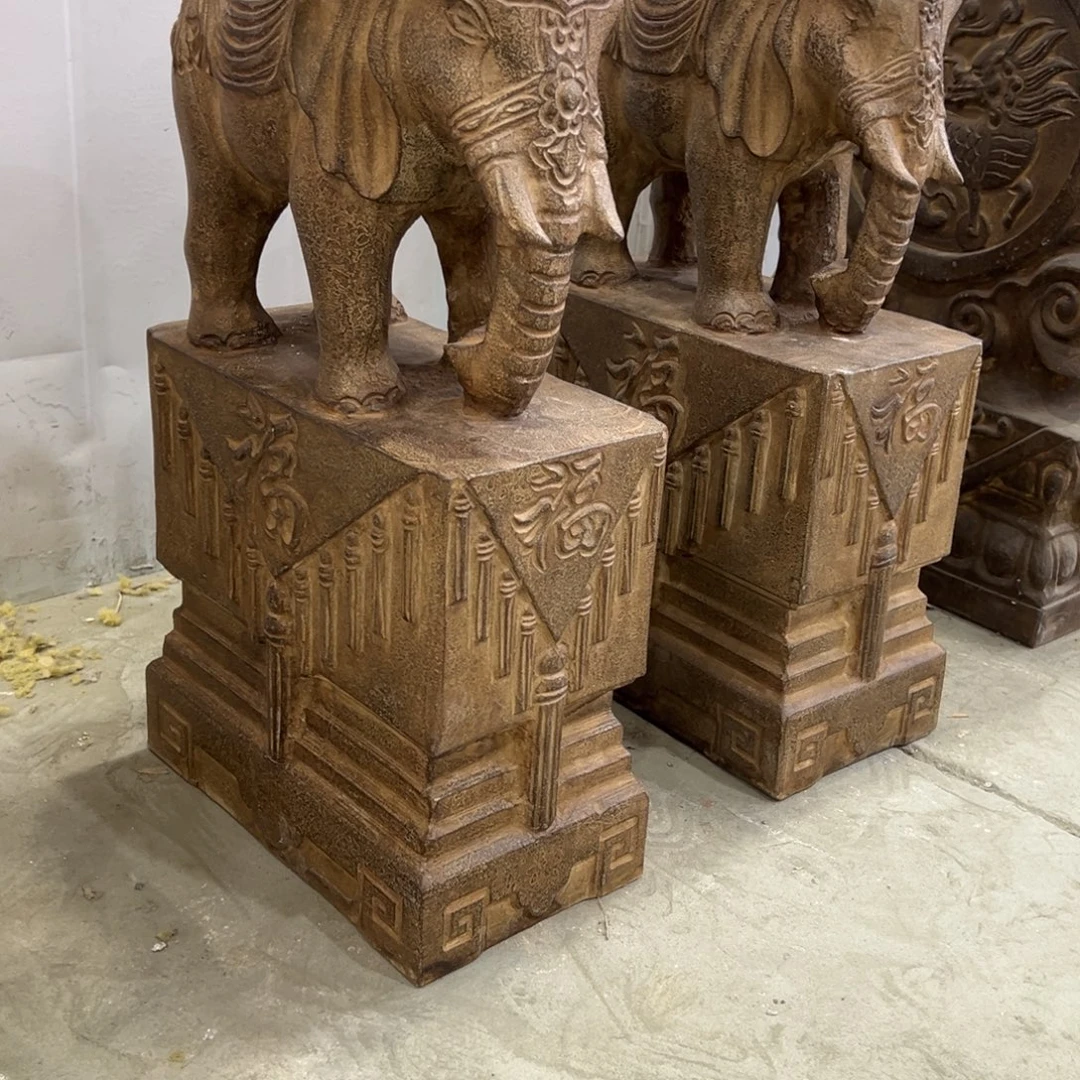 三***画黑青石门墩 不包邮！