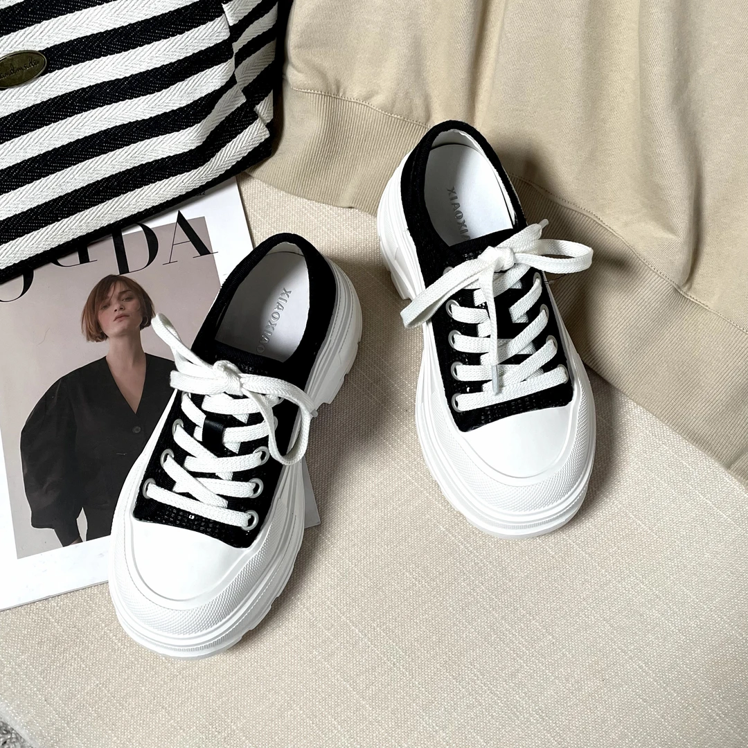 小小苏-昆家一号丨 舒适百搭休闲厚底网面鞋松糕底ins;ECX55209