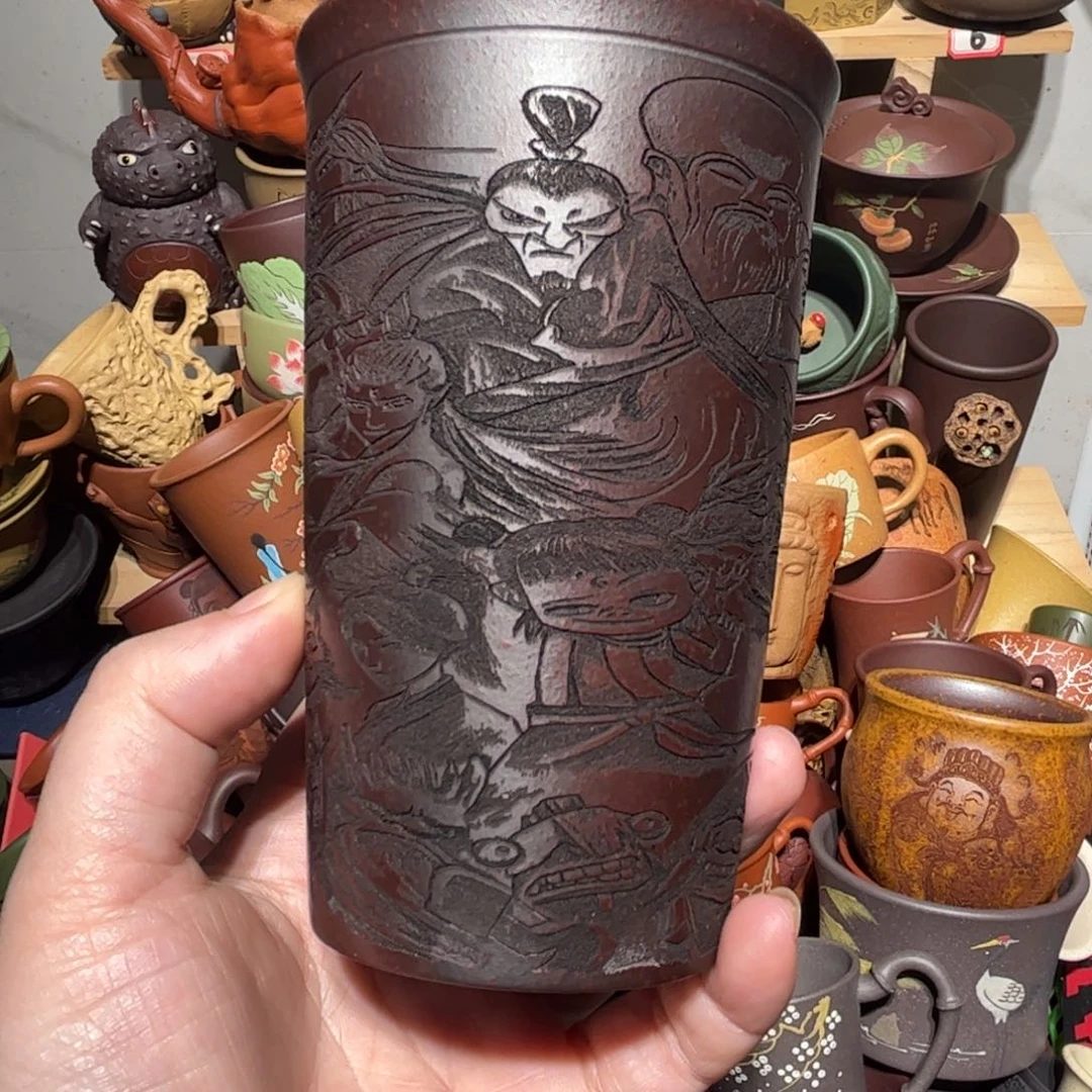 紫砂茶杯宜兴紫砂主人杯