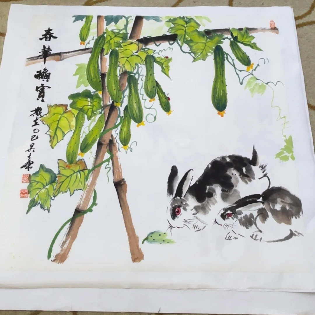 国画国画老师作品刘