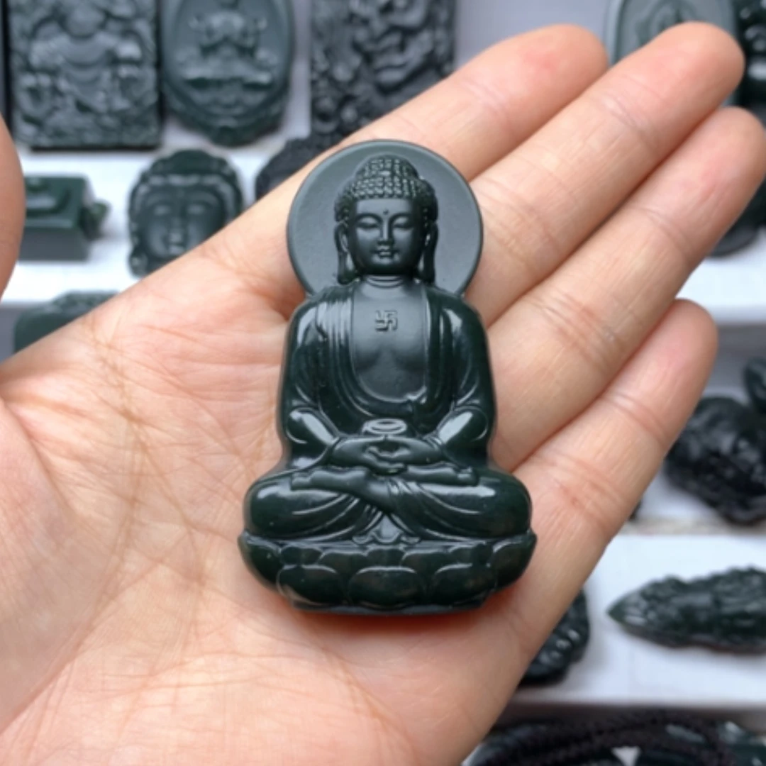 【闪购商品】和田玉颈饰未镶嵌双面雕刻