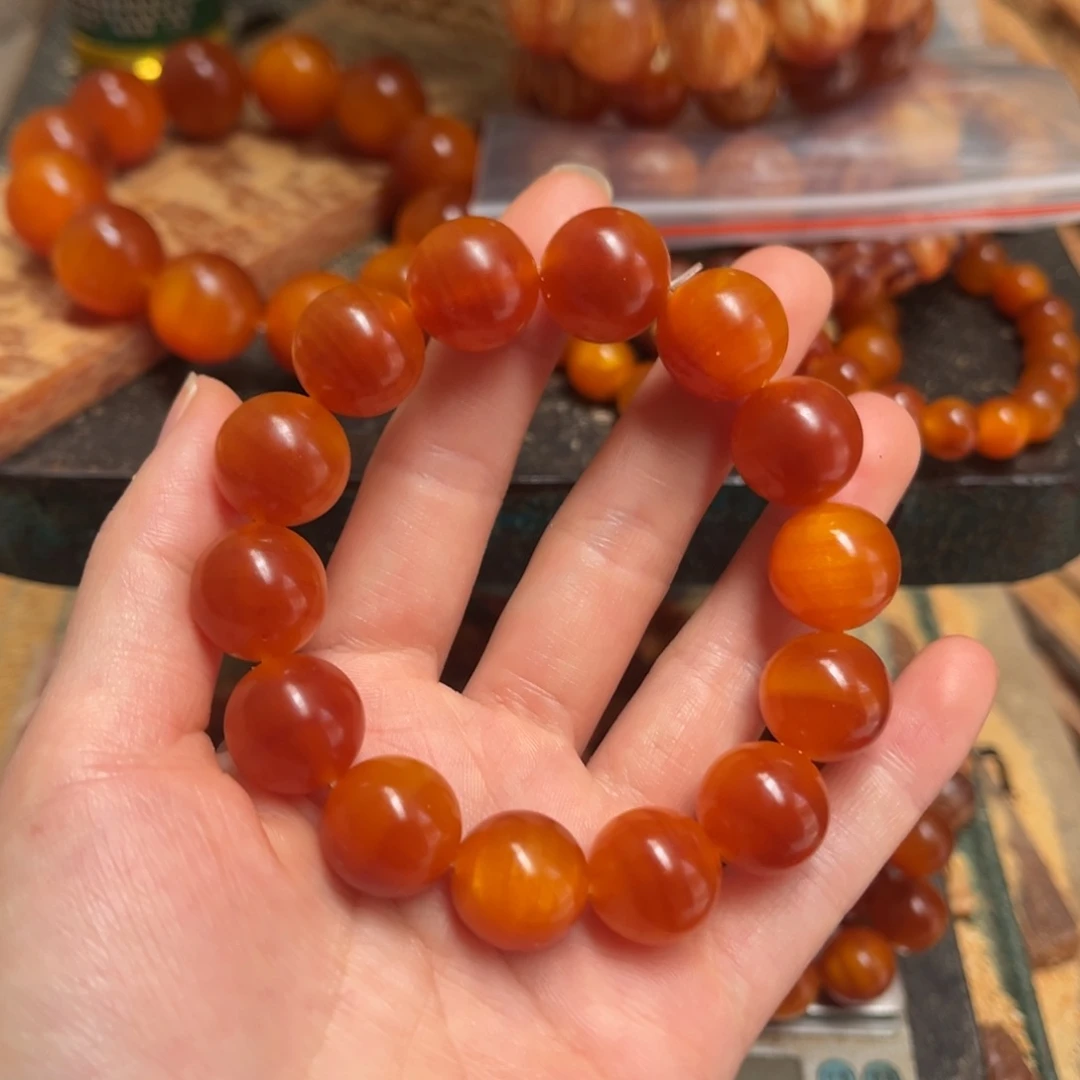 ****拖手串/手链松木（琥珀木）1.6包浆