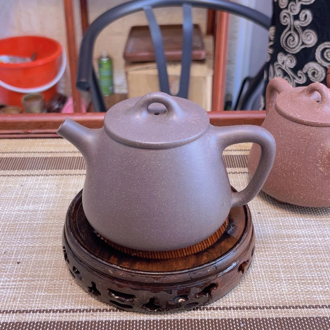 茶壶紫砂宜兴紫砂大水谭天青350cc