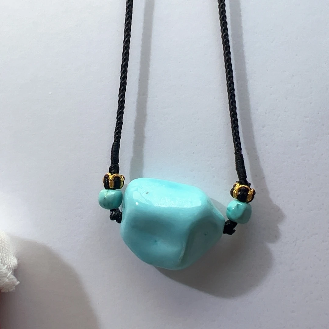 绿松石未镶嵌挂件