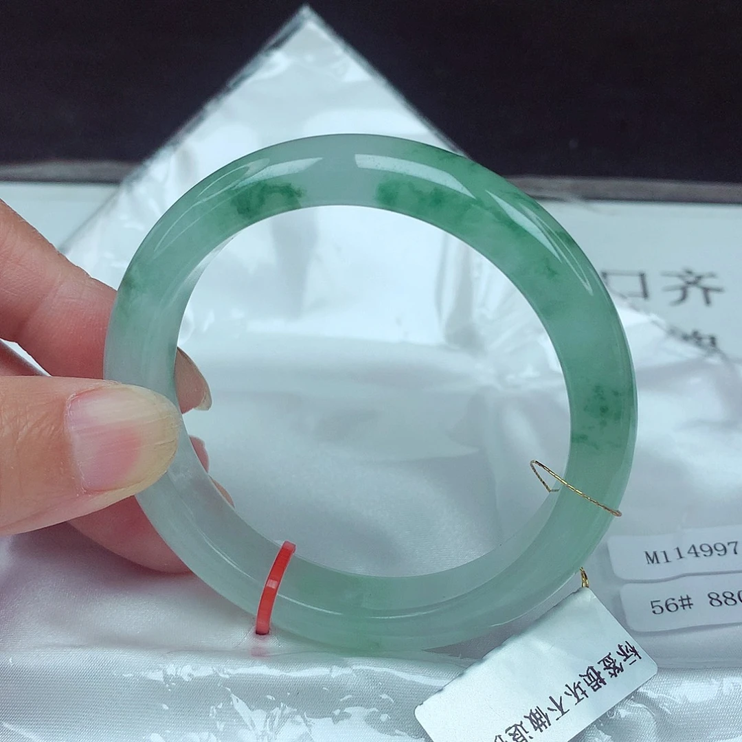 未镶嵌手镯翡翠56圈4997