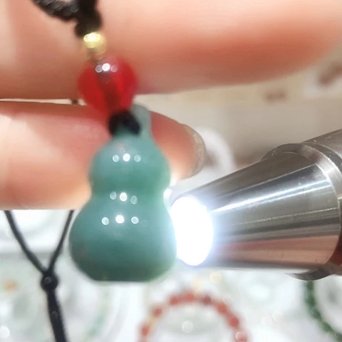 颈饰未镶嵌翡翠天然缅甸翡翠A货