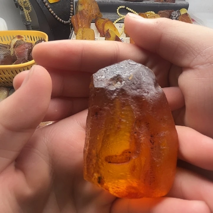 定制琥珀未镶嵌纯天然蜜蜡吊坠