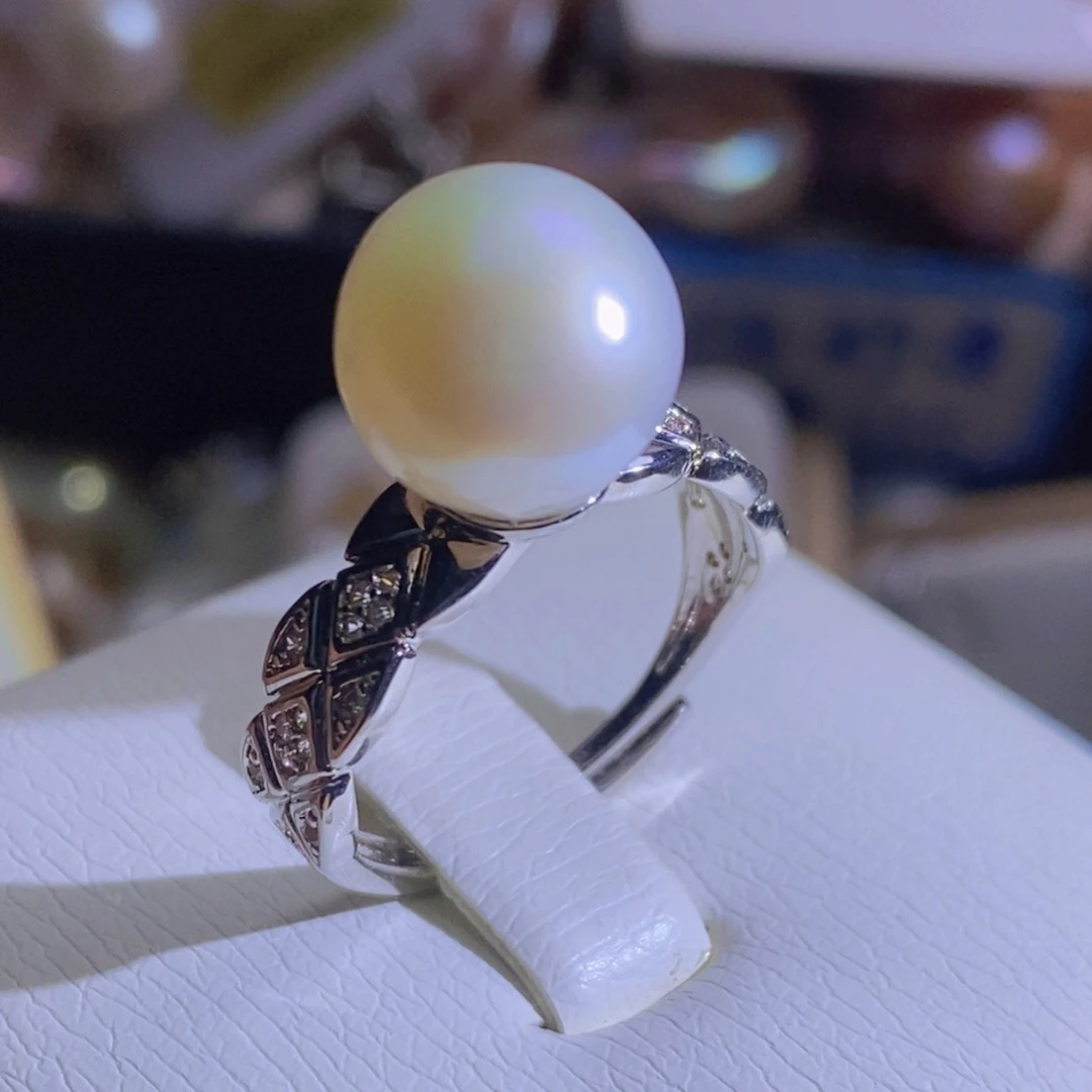 合金淡水珍珠微瑕天然淡水珍珠