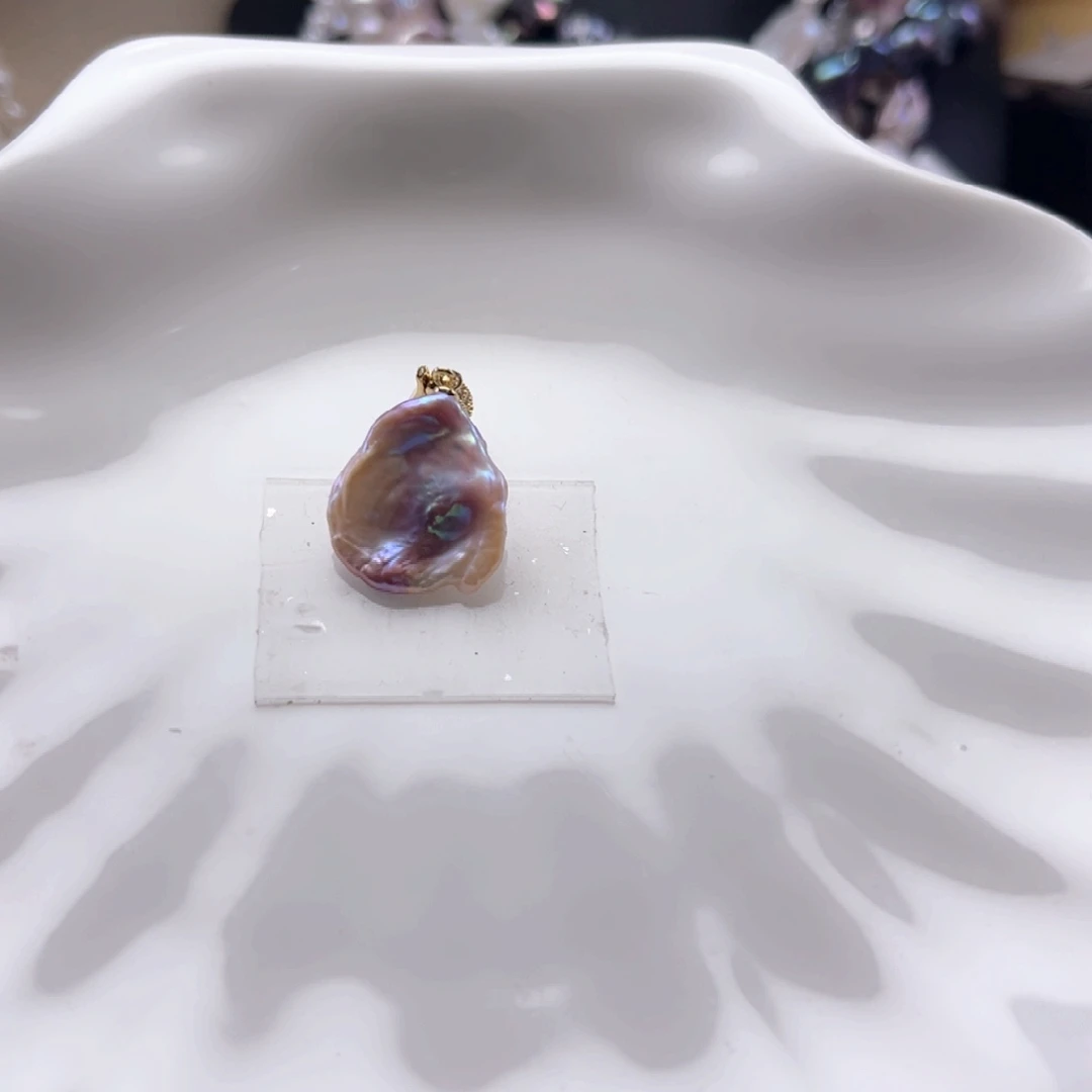 未镶嵌淡水珍珠吊坠【纯恬】