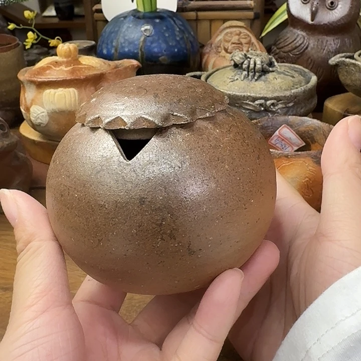 明光窑备前烧糖罐子福利一口价