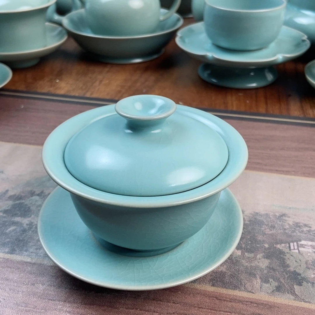 摆件原产地原矿汝瓷～茶器