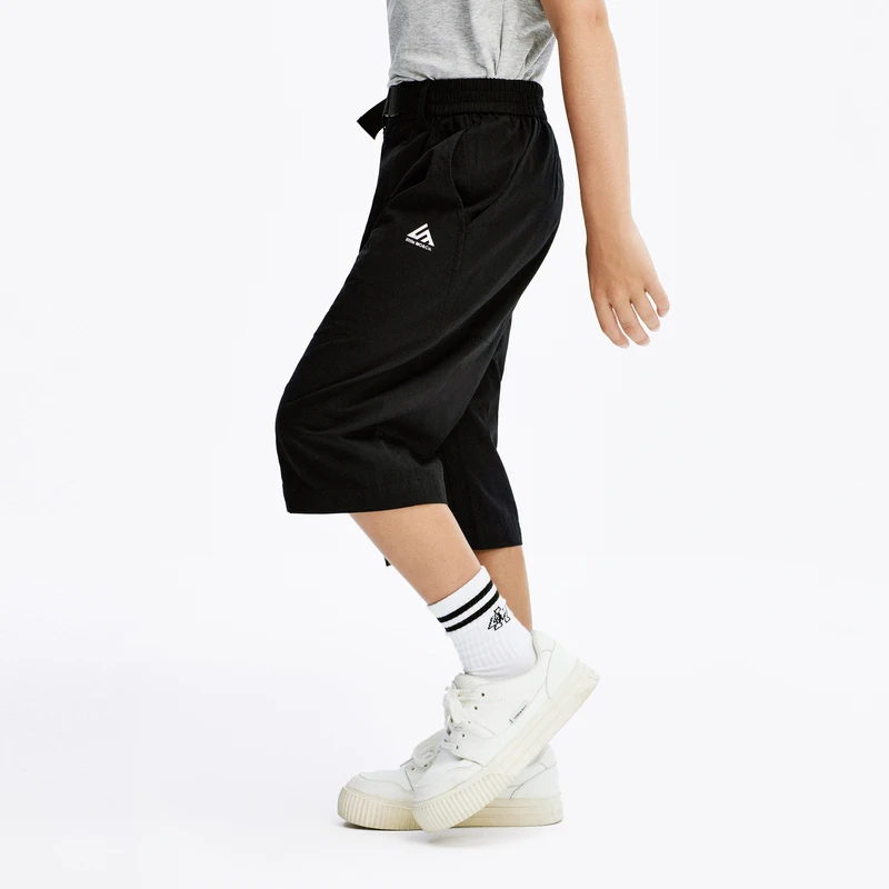 littlemoco童装休闲工装直筒七分裤#KBD2PAT011