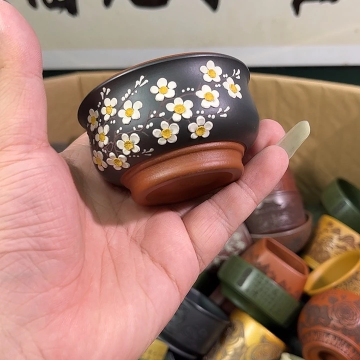 茶杯紫砂全手工紫砂主人杯