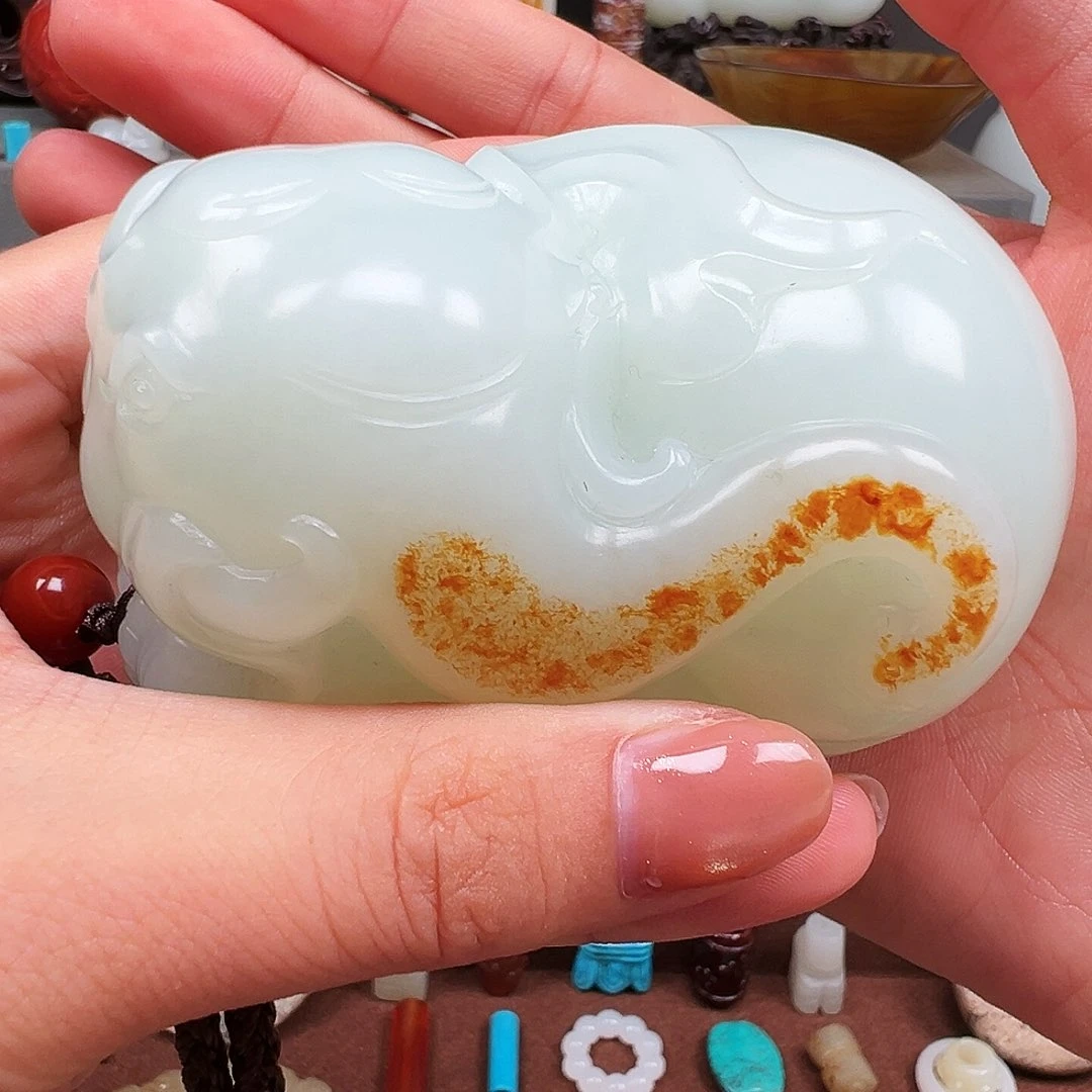颈饰未镶嵌和田玉快**忧