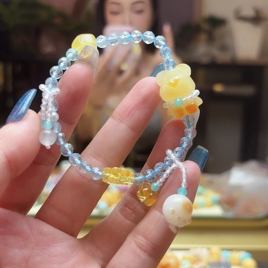 未镶嵌琥珀手链琥珀