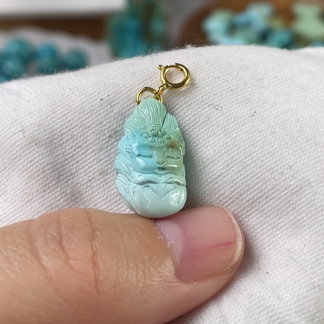 绿松石未镶嵌配饰