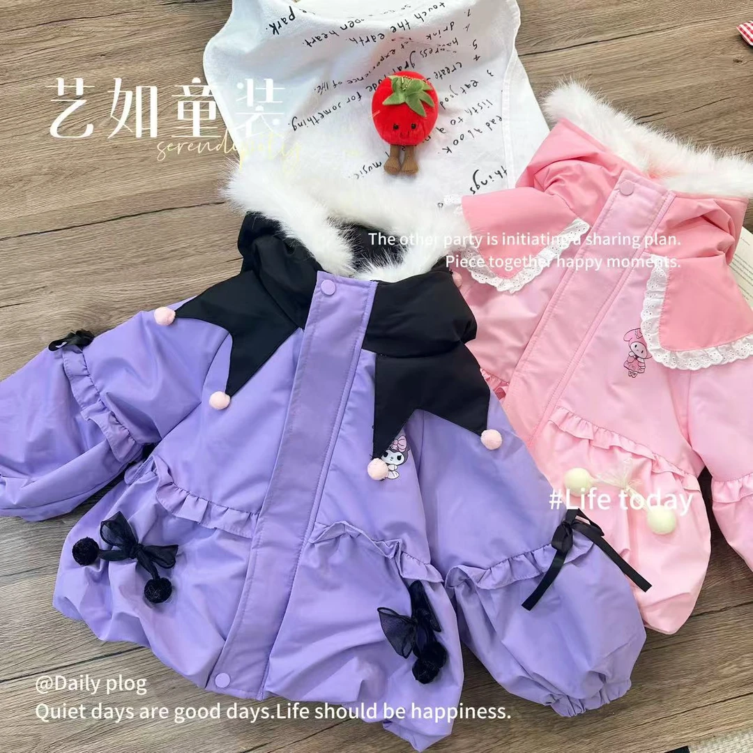 番茄家*【童趣乐园】2025冬季上新可爱卡通三丽鸥棉服D-H313