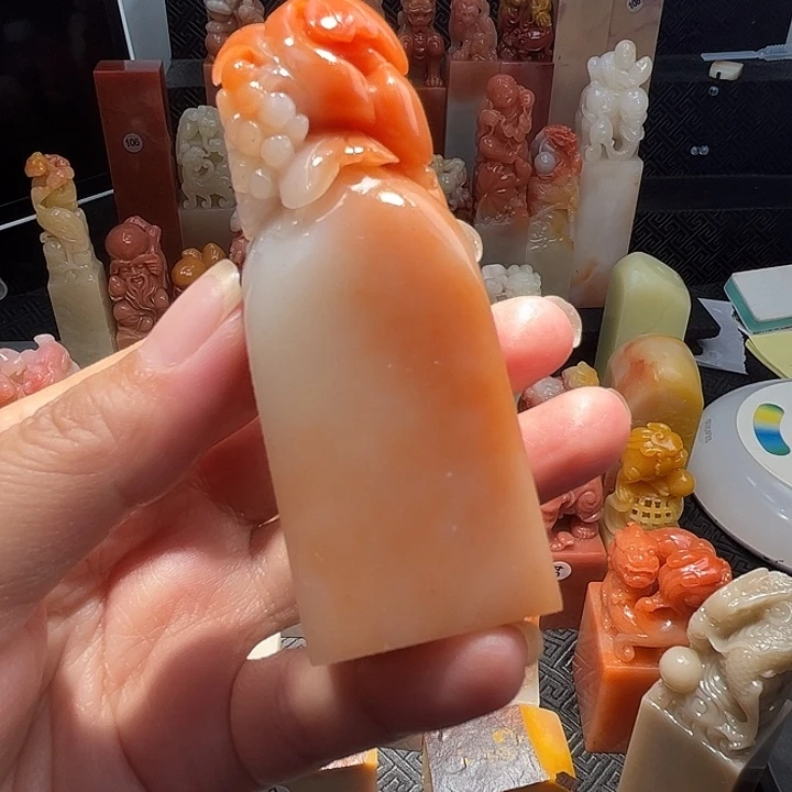 赵***刻老挝石老挝保利石印章