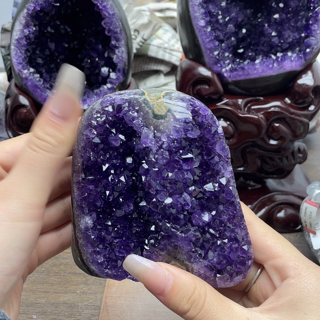 大型摆件（非配饰）紫晶未镶嵌