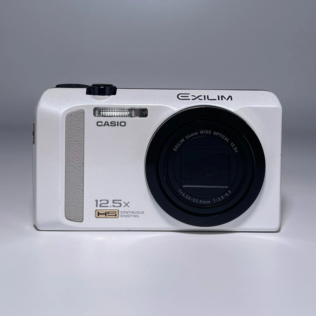 99新 Casio/卡西欧  zr200 奶白色 1610w像素 人像冷白