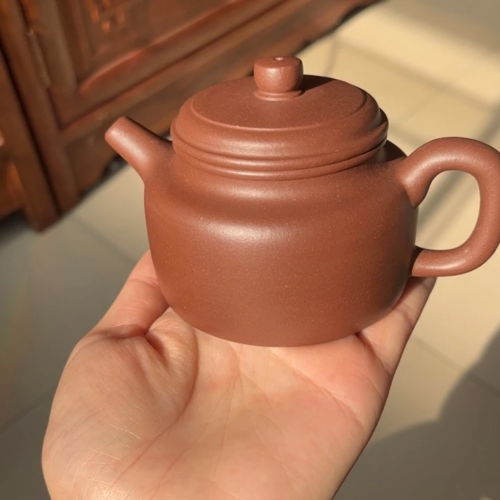 *****紫砂茶壶全手工德钟壶紫泥