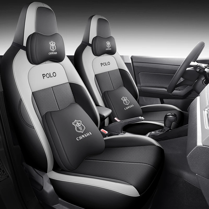 新款专车定制大众POLOPLUS全皮汽车坐垫四季