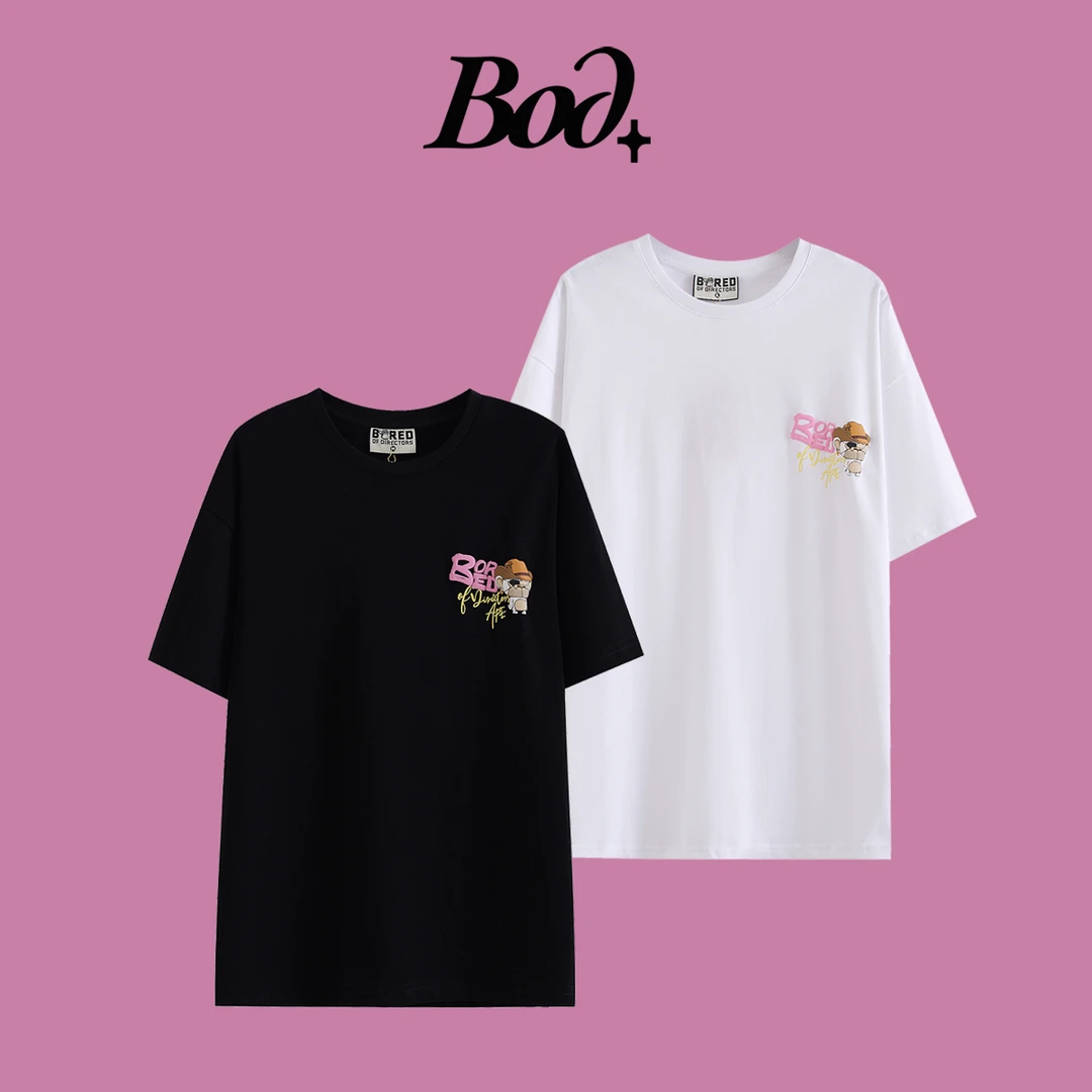 Bod+高考毕业季潮流T恤男女同款百搭短袖圆领宽松
