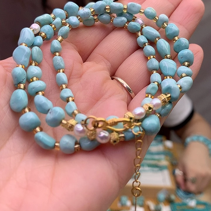 未镶嵌绿松石原矿