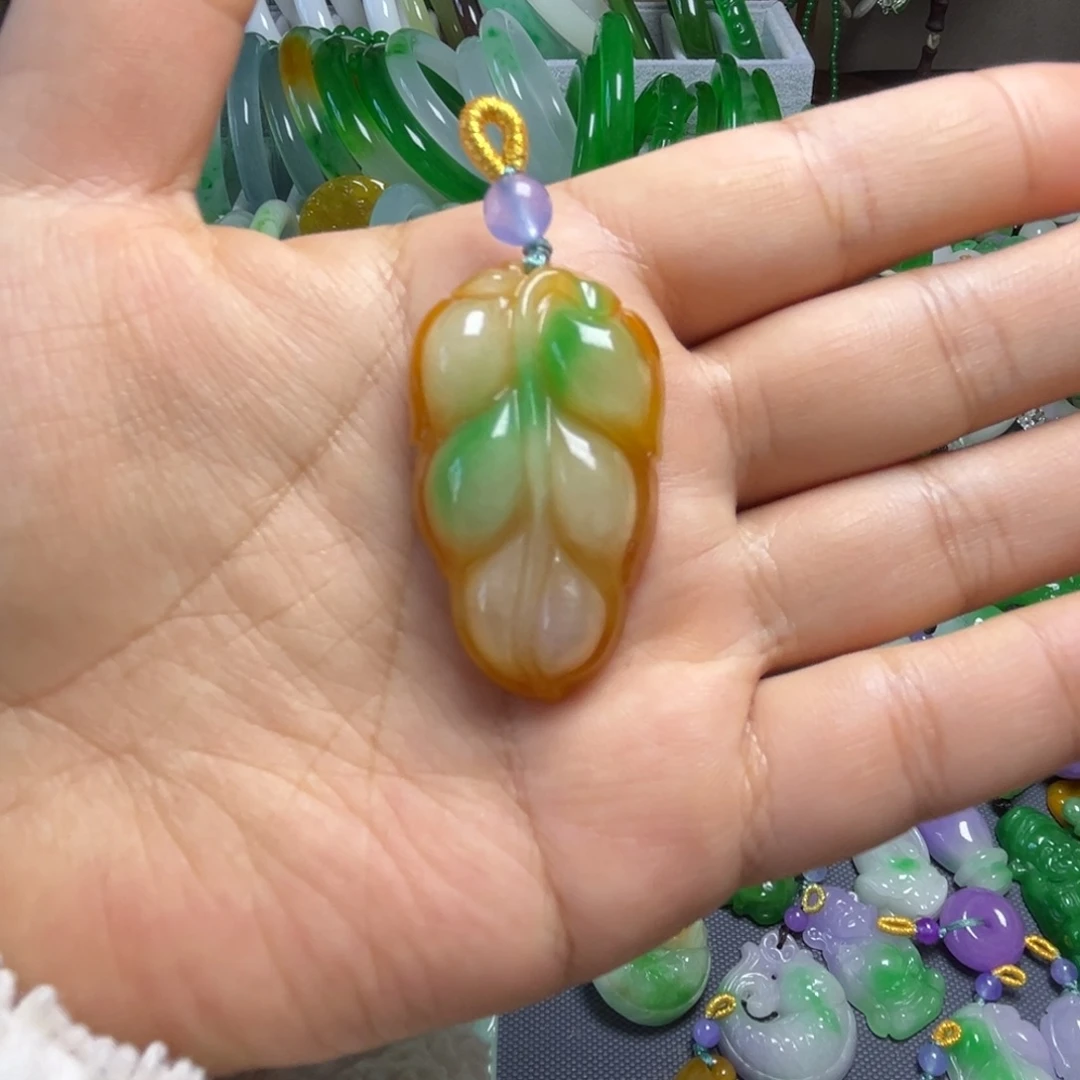 翡翠未镶嵌手链翡翠未镶嵌颈饰手饰挂件