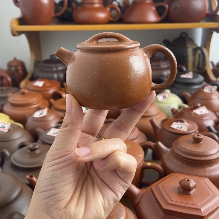 茶壶紫砂150cc降坡半手