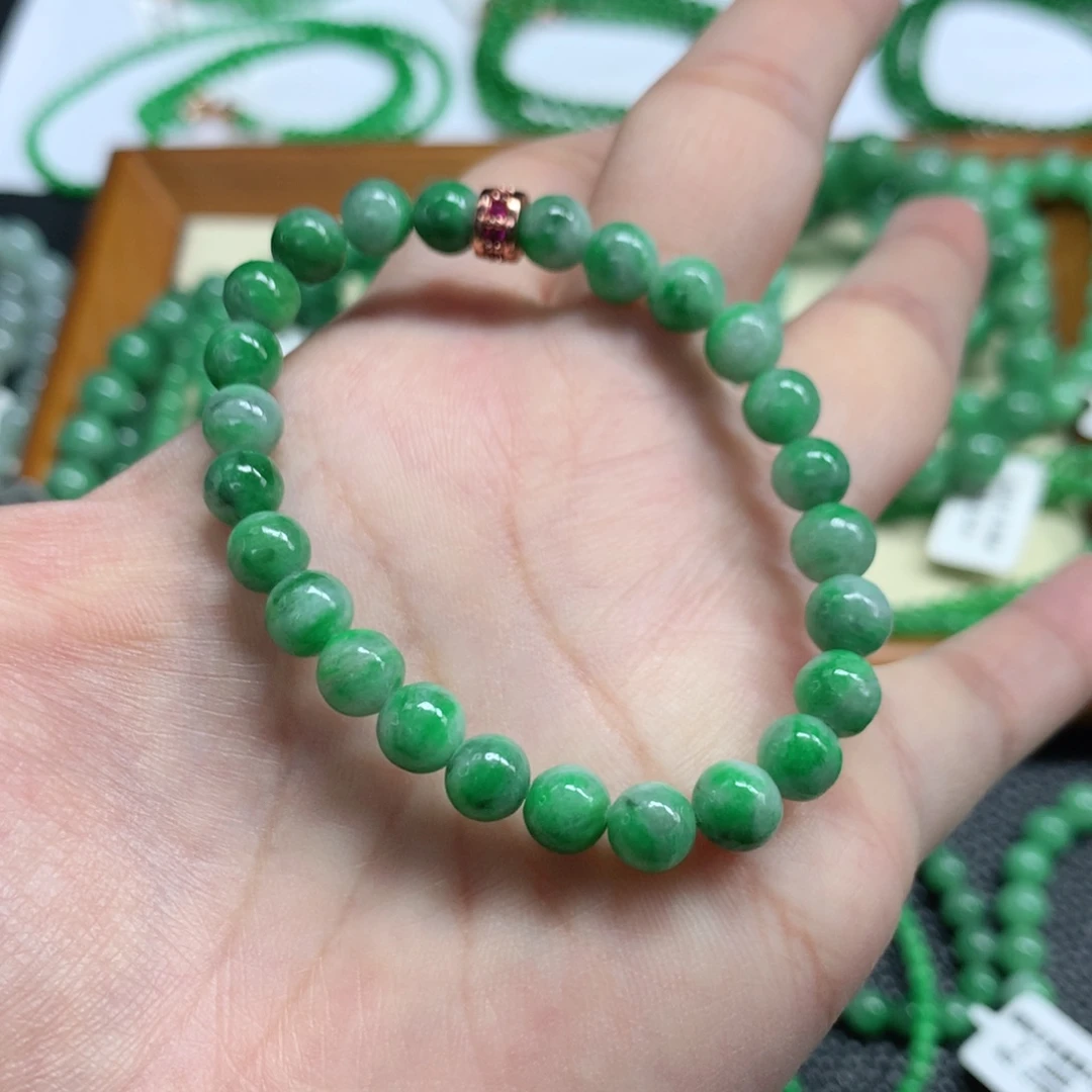 未镶嵌手链翡翠翡翠
