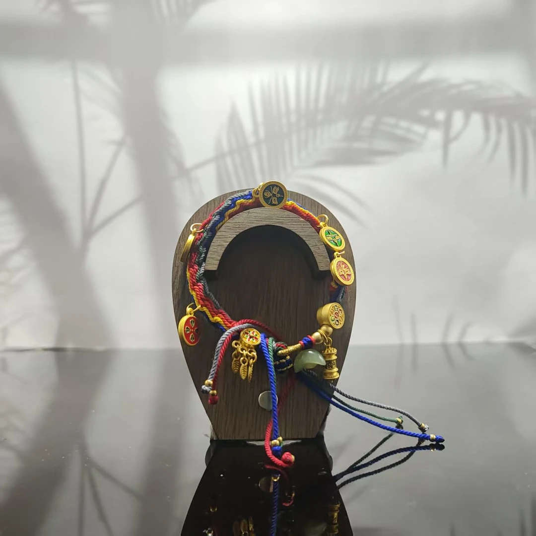 N和田玉五路财神手链3313