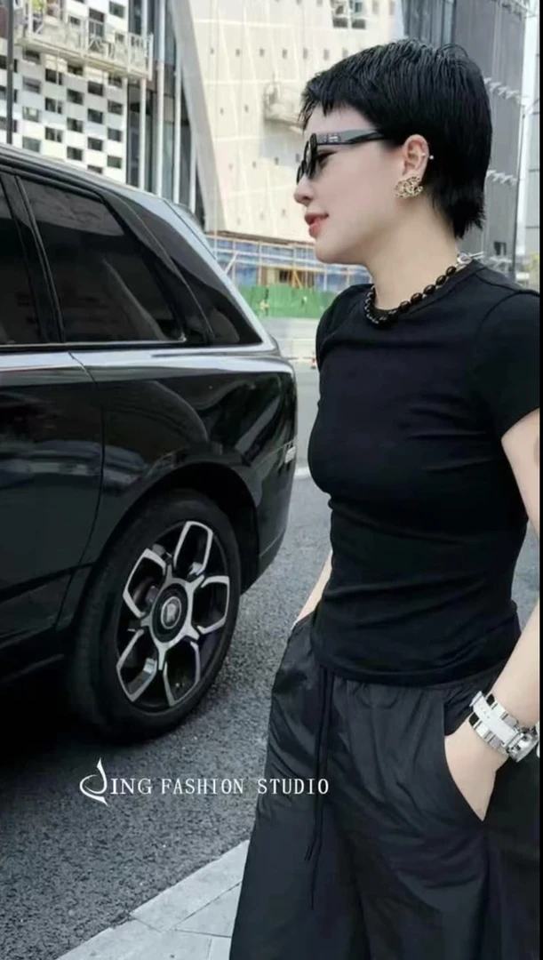 《魔力T》高定超舒服T恤678时尚休闲短袖女装轻奢打底上衣圆领百搭