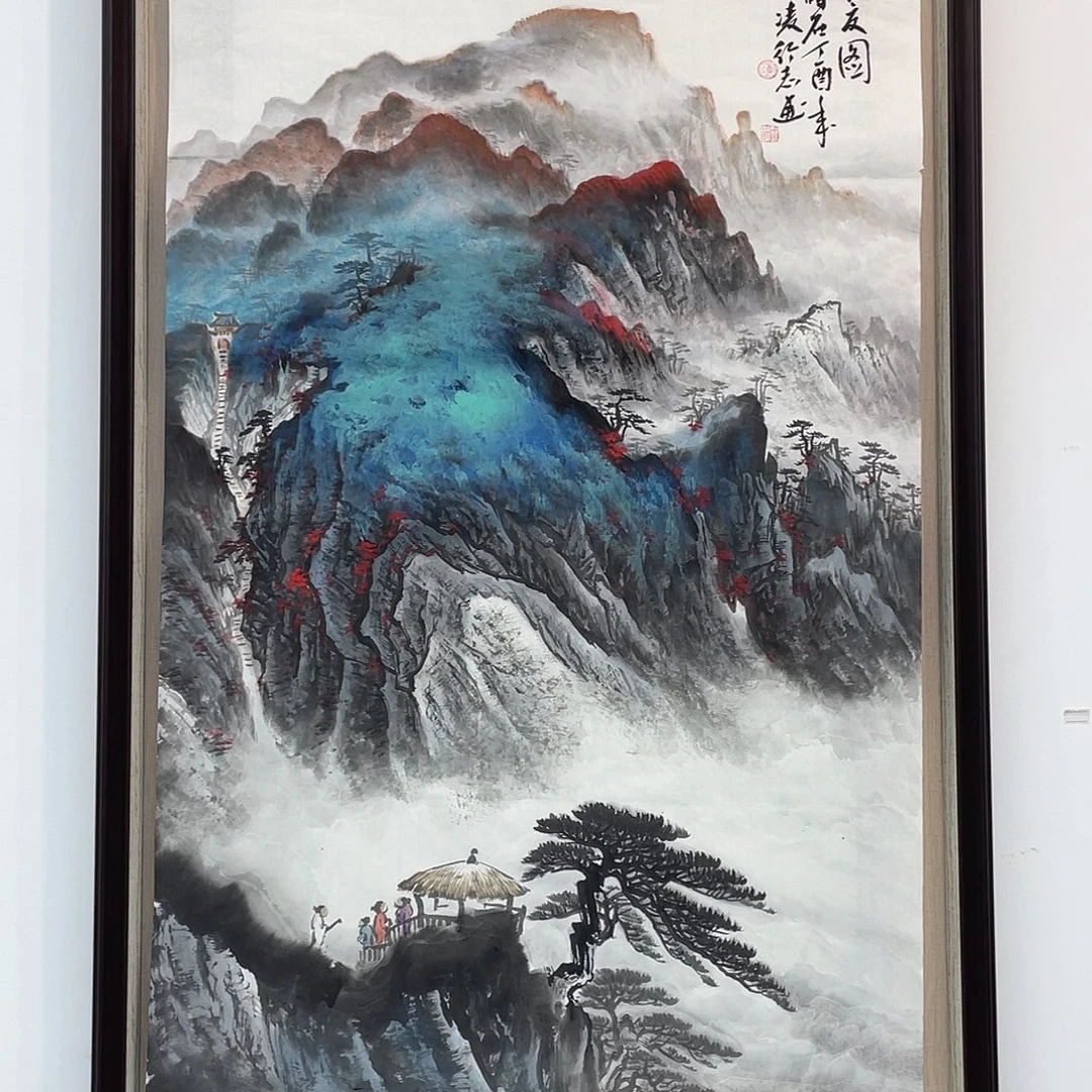 国画凌行志老师手绘国画精品