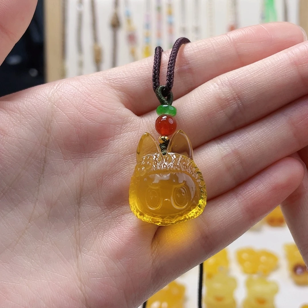 蜜蜡未镶嵌裸石蜜蜡吊坠