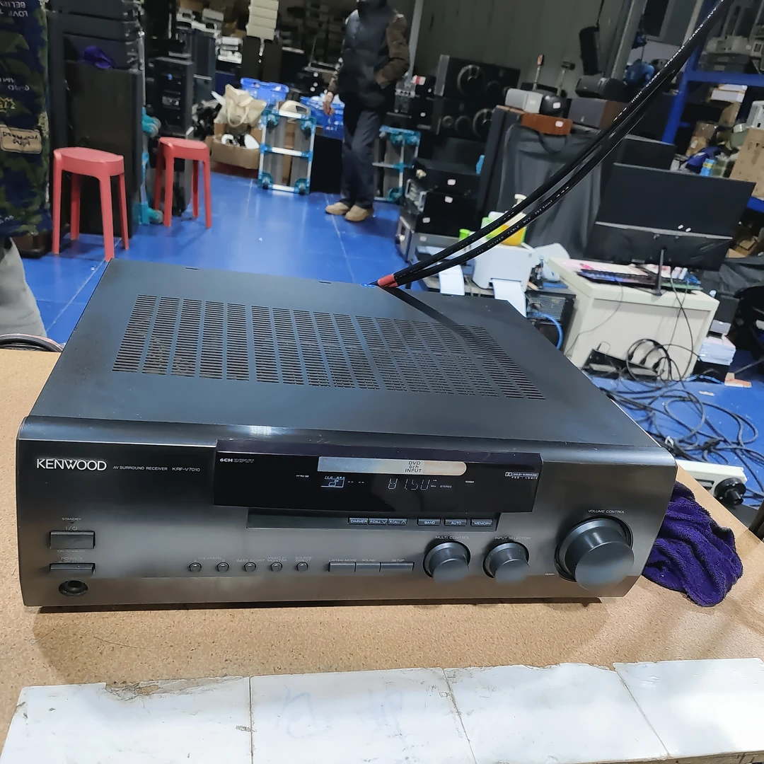8新 KENWOOD/建伍 二手 建伍V7010功放，出声，不带线材